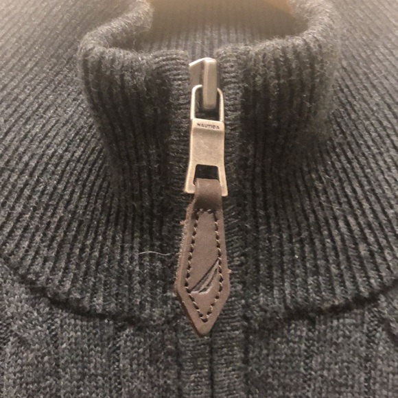 Mock Turtleneck Men’s Sweater by Nautica - Picture 3 of 5